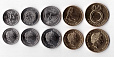 Соломон, 2012, набор, 5 монет 10 с- 1 $-миниатюра